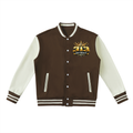 Two-Tone Fleeced Varsity Jacket
