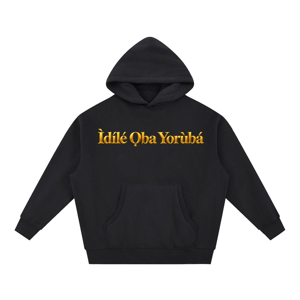 Essential Oversized Boxy Fit Fleece Hoodie