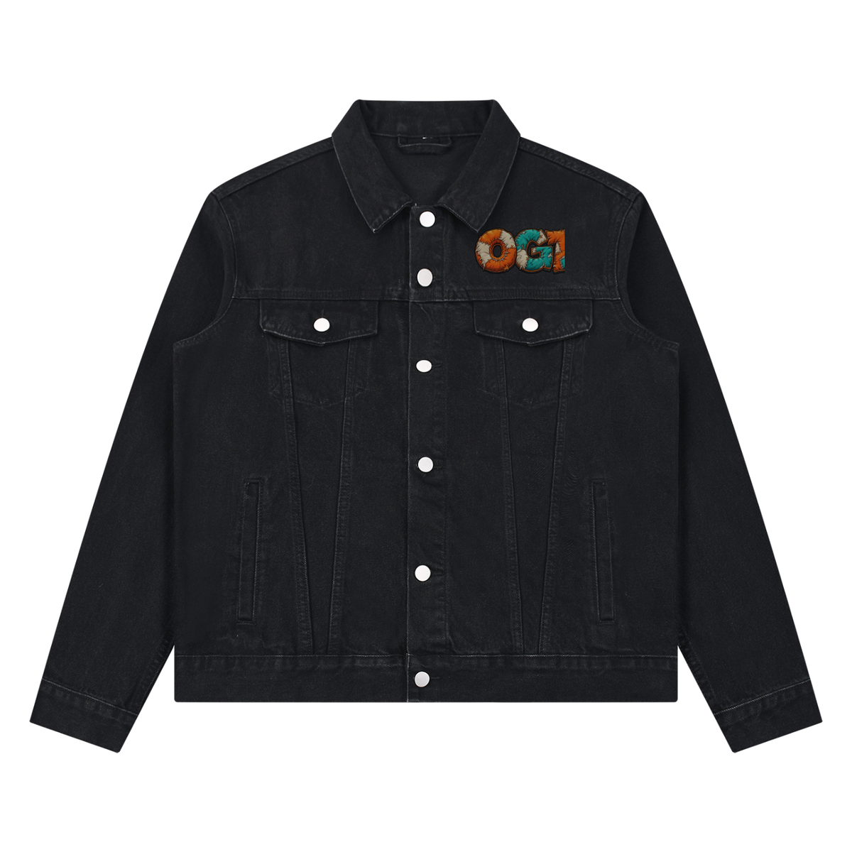 Unisex Vintage Wash Denim Jacket