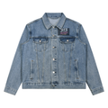 Unisex Vintage Wash Denim Jacket