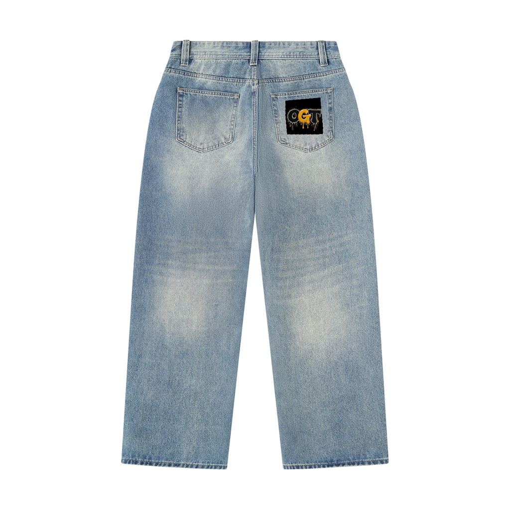 Men’s Vintage Wash Denim Jeans