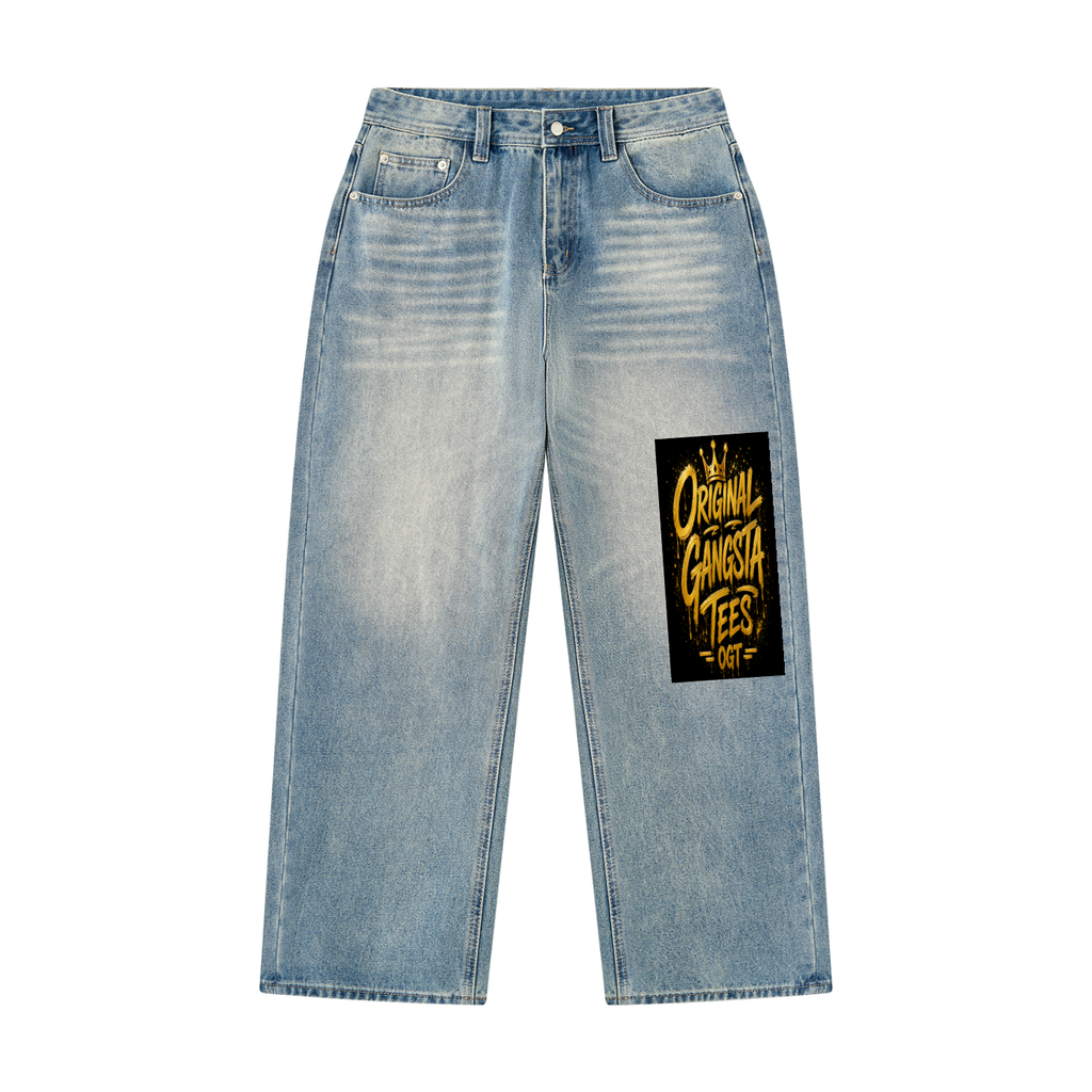 Men’s Vintage Wash Denim Jeans