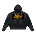 Unisex Sunfade Distressed Boxy Hoodie
