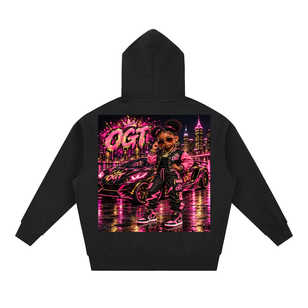 Essential Oversized Boxy Fit Fleece Hoodie