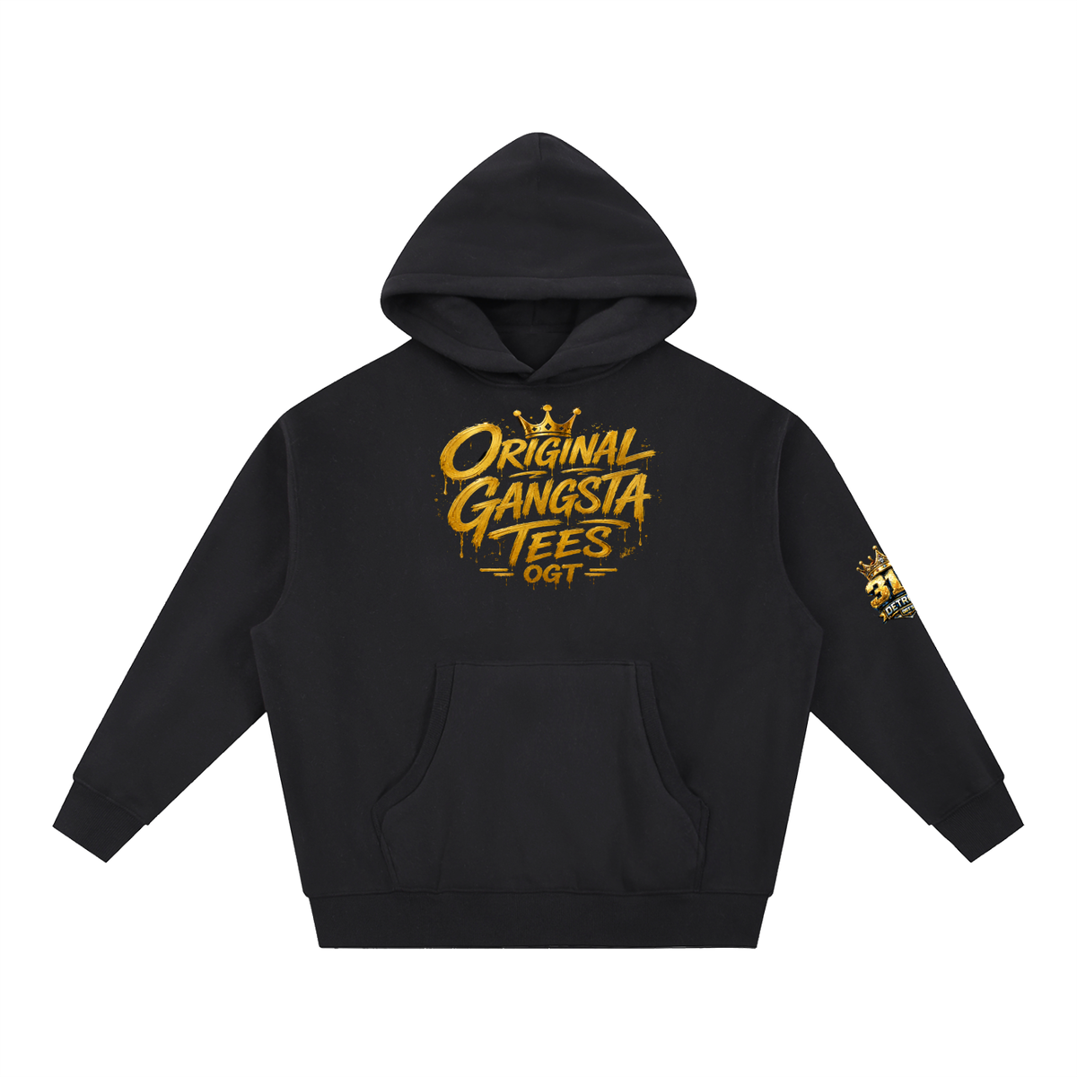 Essential Oversized Boxy Fit Fleece Hoodie