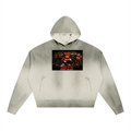 Unisex Sunfade Distressed Boxy Hoodie