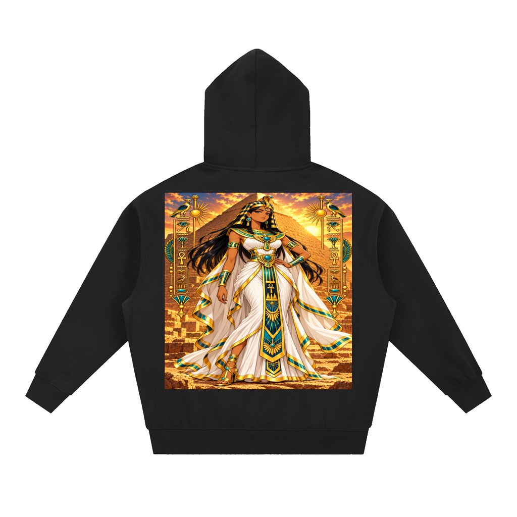 Essential Oversized Boxy Fit Fleece Hoodie