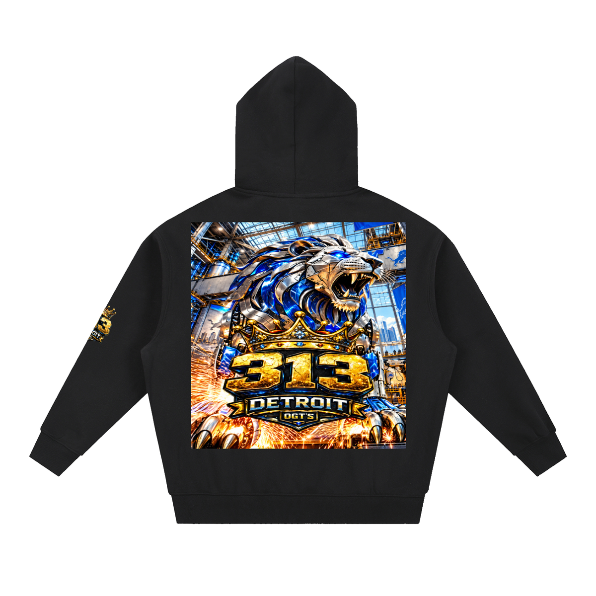Essential Oversized Boxy Fit Fleece Hoodie